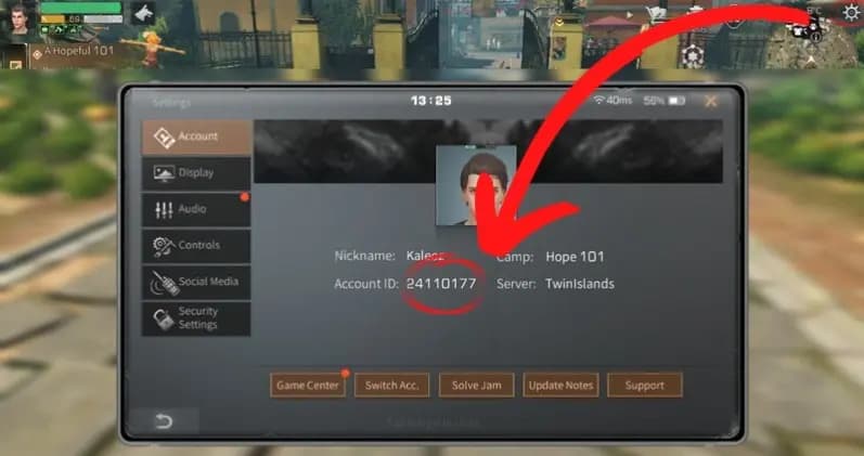 Cara cek ID akun LifeAfter